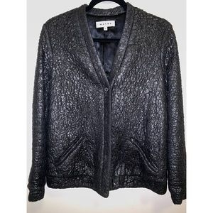 Coated bomber Jacket